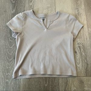 Brandy v neck top